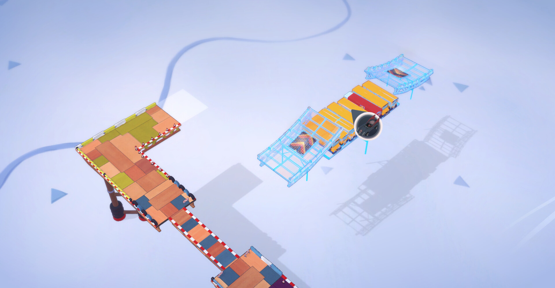 搭建赛道/Make Way：多人竞速游戏，自由建造赛道，释放武器，体验经典与现代的碰撞-壹元库