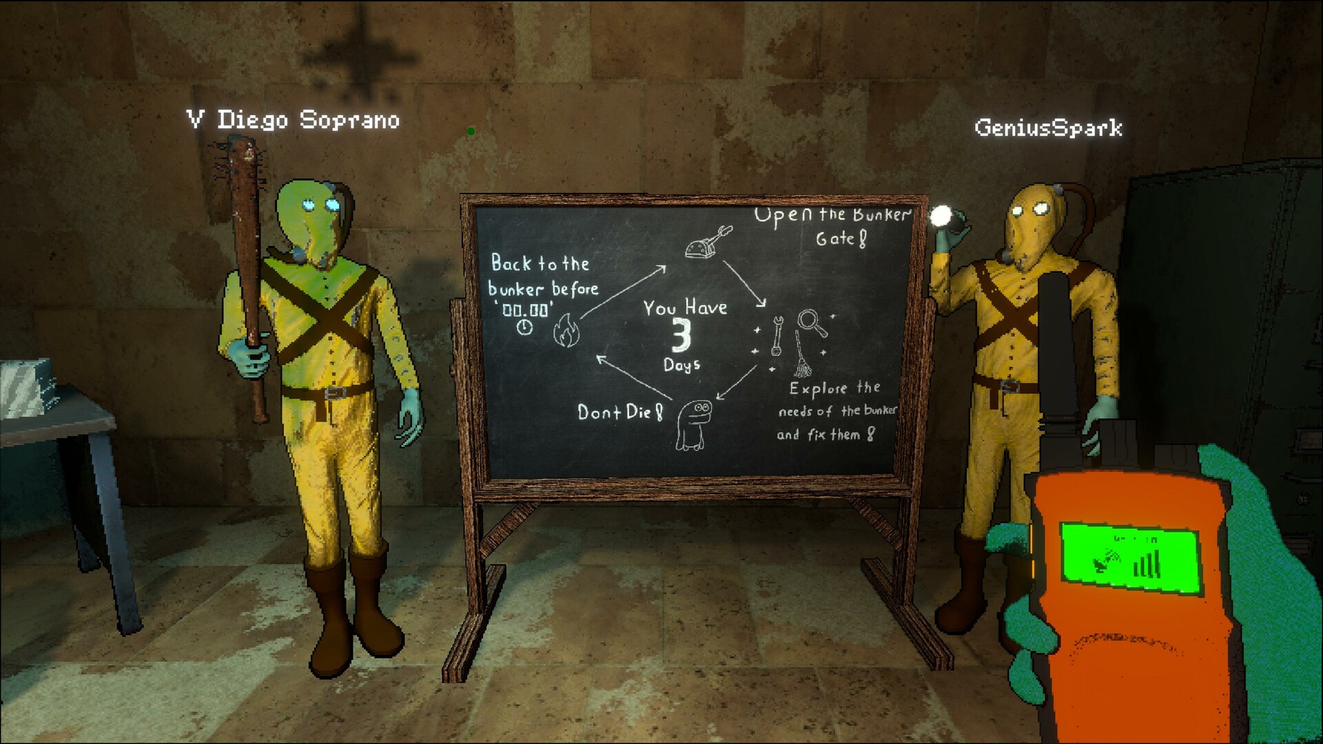 碉堡入侵者Bunker Invaders：合作恐怖生存游戏，搜寻战利品维护掩体-壹元库