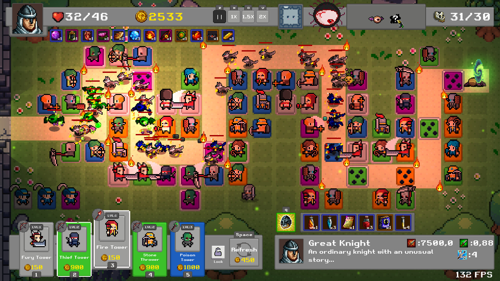 肉鸽工坊/RogueCraft：合成建造，智胜无尽怪物！Roguelike塔防游戏攻略-壹元库