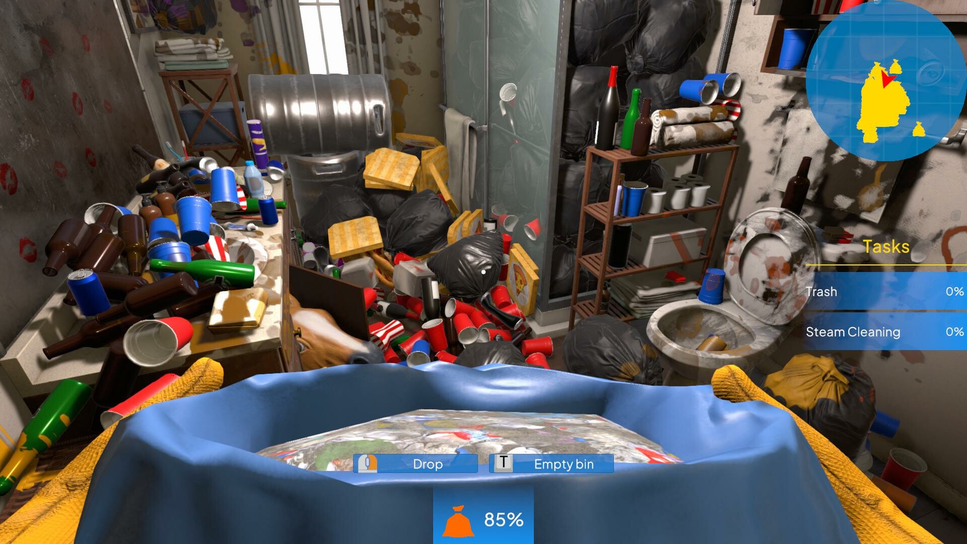 《紧急清理公司》游戏评测：沉浸式清洁模拟，解锁多样地图与单人挑战-壹元库