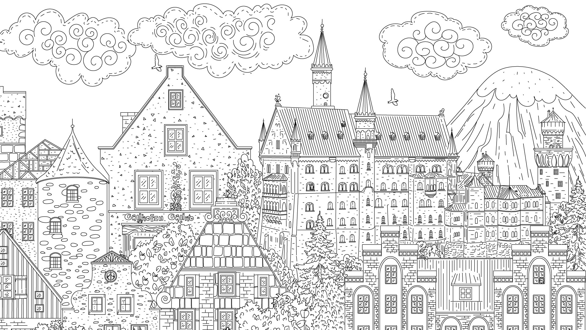 德国寻猫记：在温馨中世纪小镇寻找100只隐藏猫咪 | 手绘风解谜游戏-壹元库