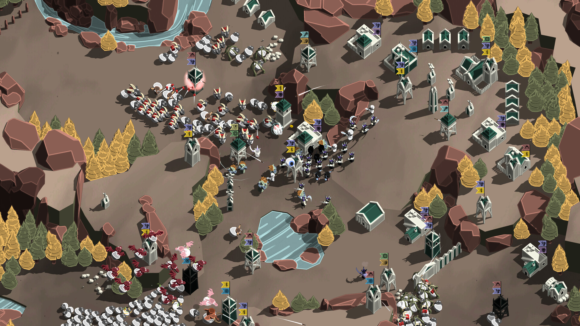 羊群之门Wool at the Gates：极简战术塔防，融合自走棋协同，指挥史诗战斗-壹元库