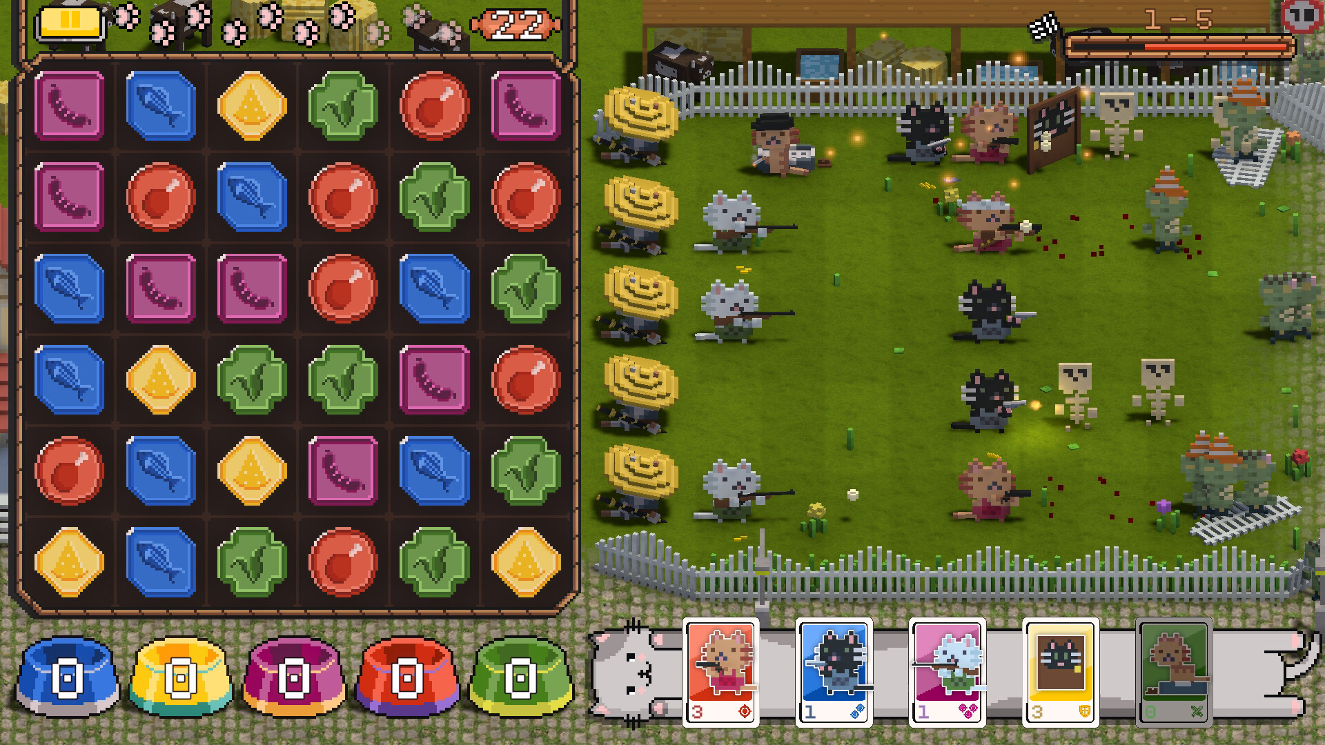 《喵喵大战死剩种》游戏评测：三消+塔防的猫奴战略盛宴-壹元库