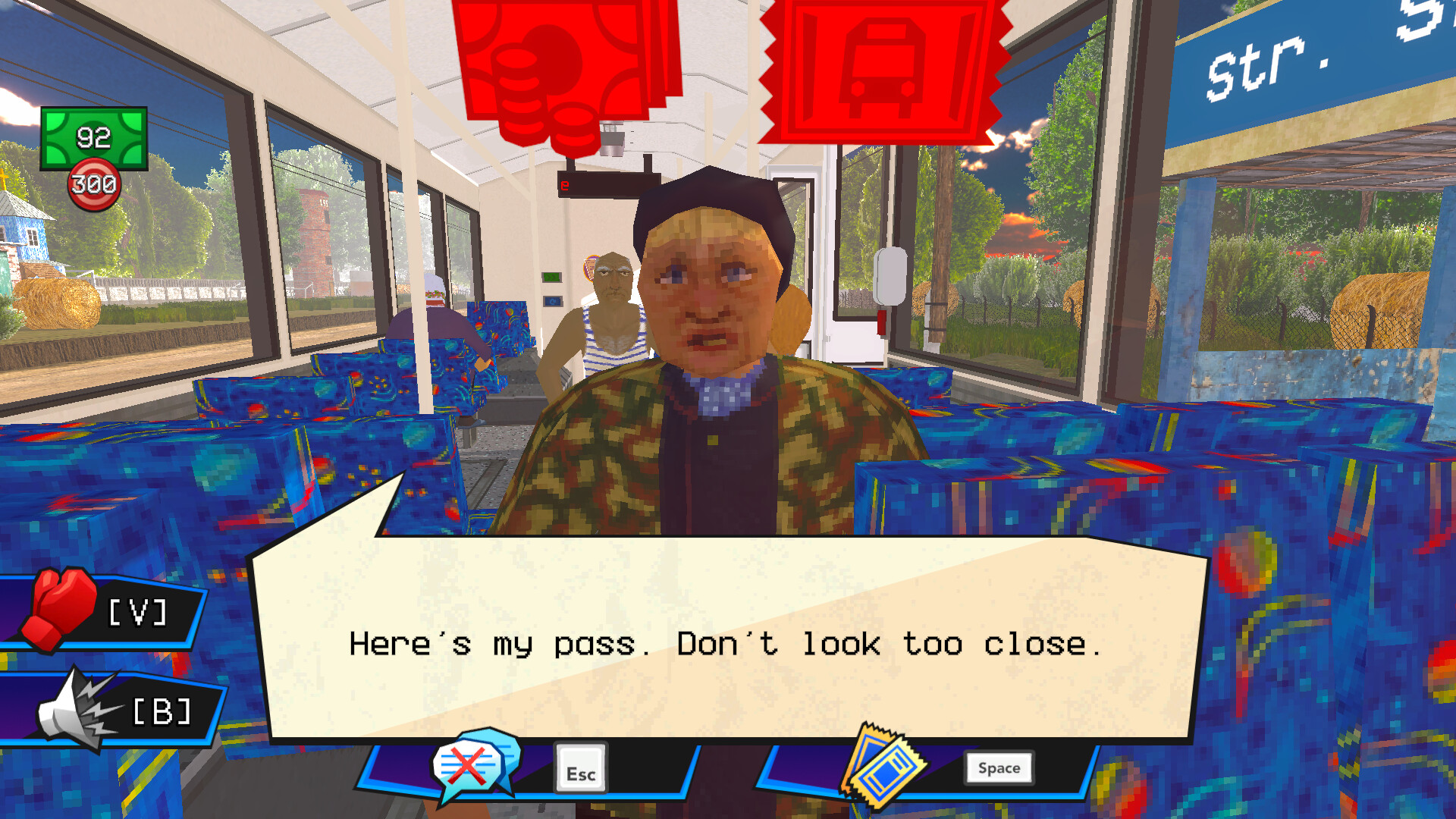 《没票？下车！/TROLEU》游戏评测：化身暴力售票员，开启疯狂电车之旅-壹元库