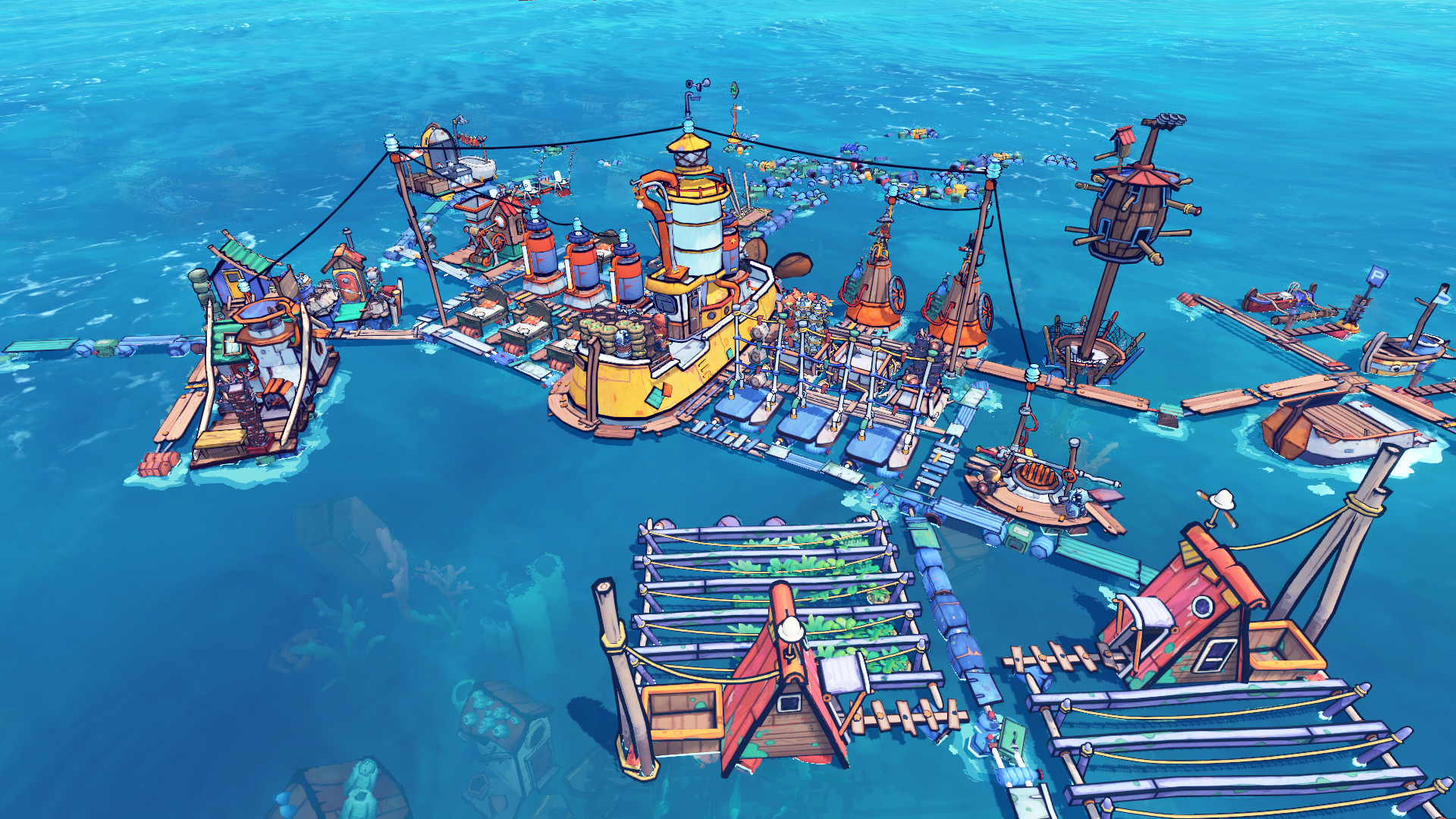 《漂流品》游戏评测：洪水末世下的漂浮城市建造与生存指南-壹元库