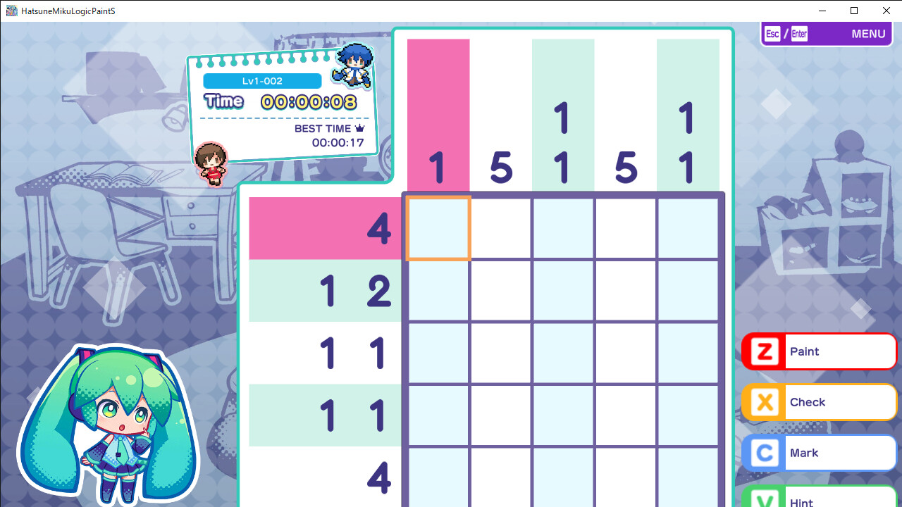 初音未来Logic Paint S：全新升级版数织解谜游戏现已登陆Steam-壹元库