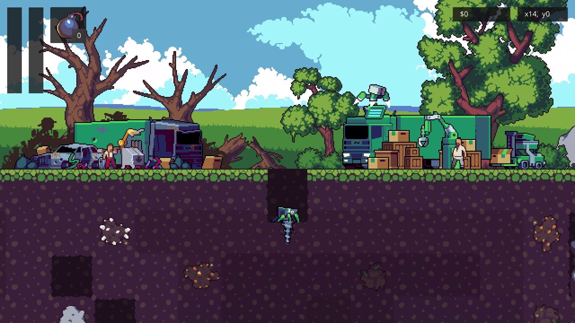 采矿机器/Mining Mechs：多人合作采矿模拟游戏，升级机甲探索地下世界-壹元库