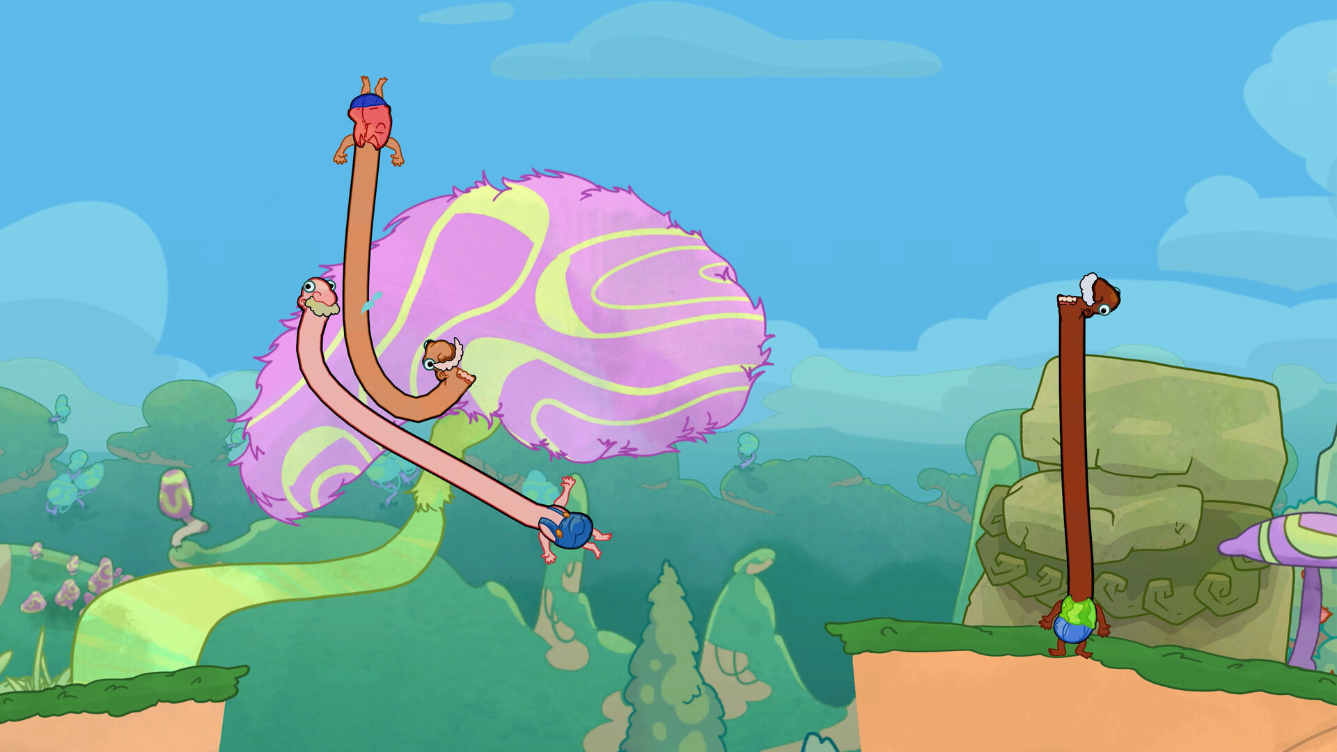 《食管人/Esophaguys》游戏评测：合作伸展，争夺长脖荣耀的趣味派对游戏-壹元库