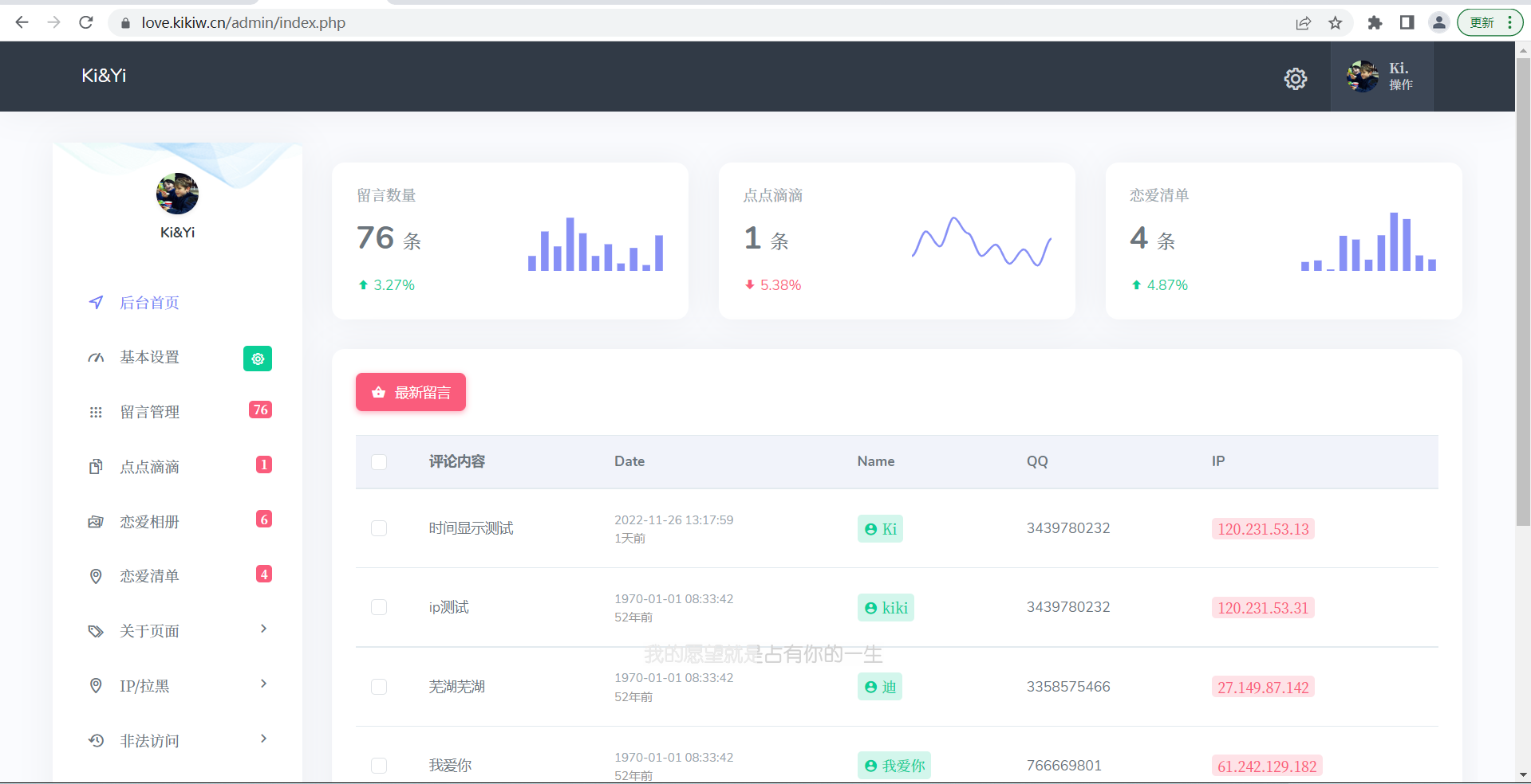 情侣小窝Like_Girl源码V5.1.1下载：简约恋爱记录网站搭建指南-壹元库