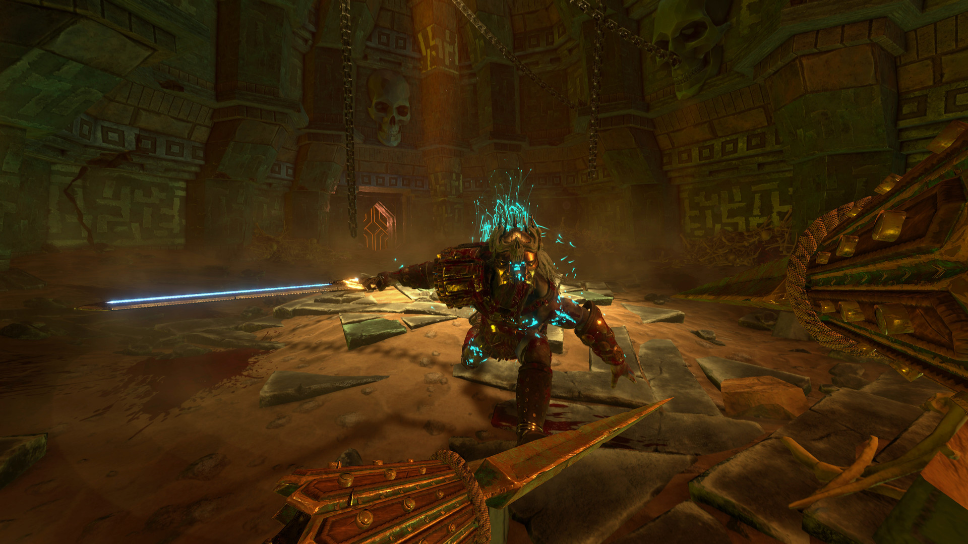 上古重生(Elderborn)评测：硬核第一人称砍杀，复古手感与Cult元素的暴力美学-壹元库