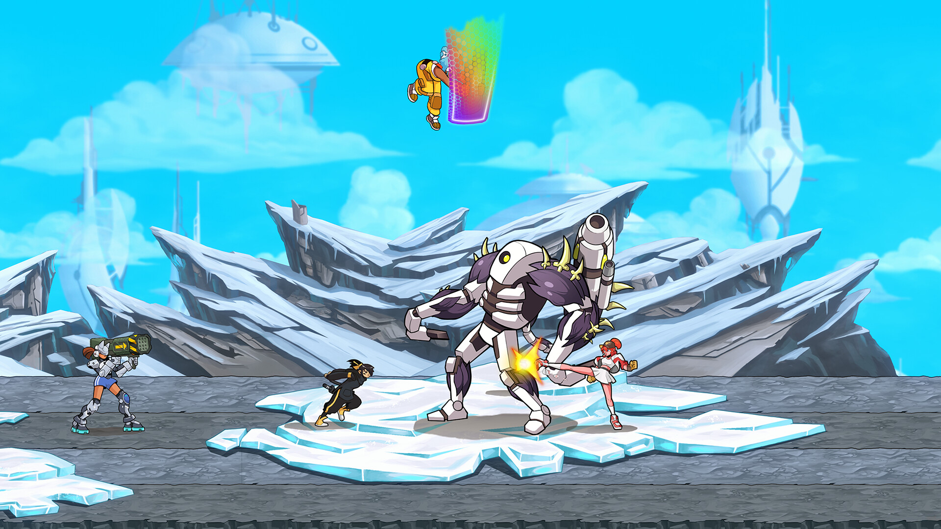 《啦啦爆破/Ra Ra BOOM》游戏评测：四人合作动作游戏新体验，现代风格畅爽战斗-壹元库