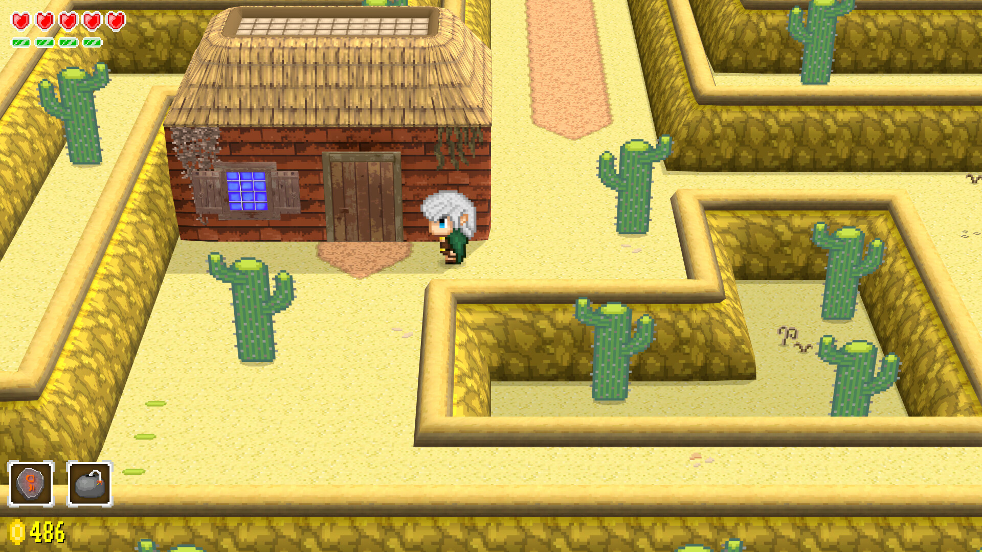 夏努尔：银风传奇 | 像素风动作冒险游戏，探索解谜与战斗的奇幻世界-壹元库