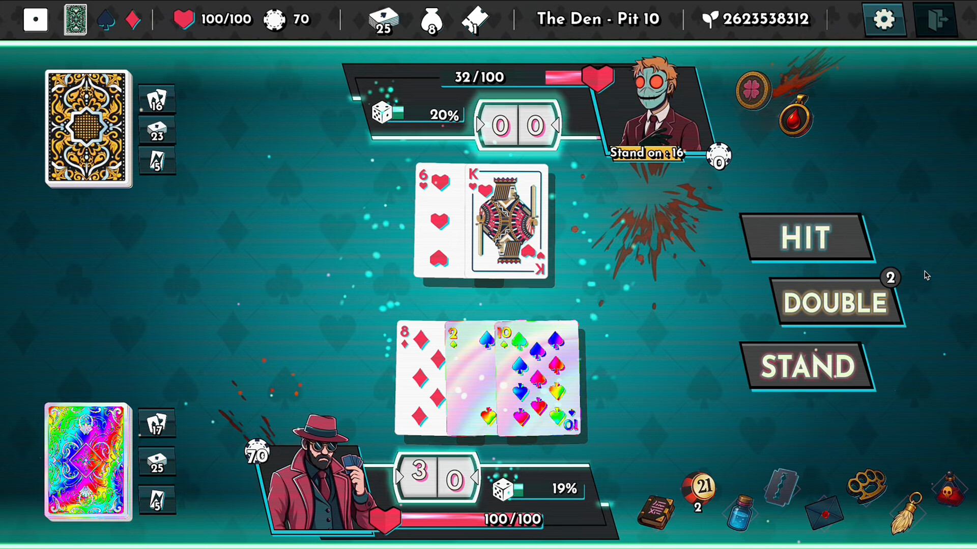 RogueJack21：无限二十一点 | 牌组构筑与复仇之旅-壹元库