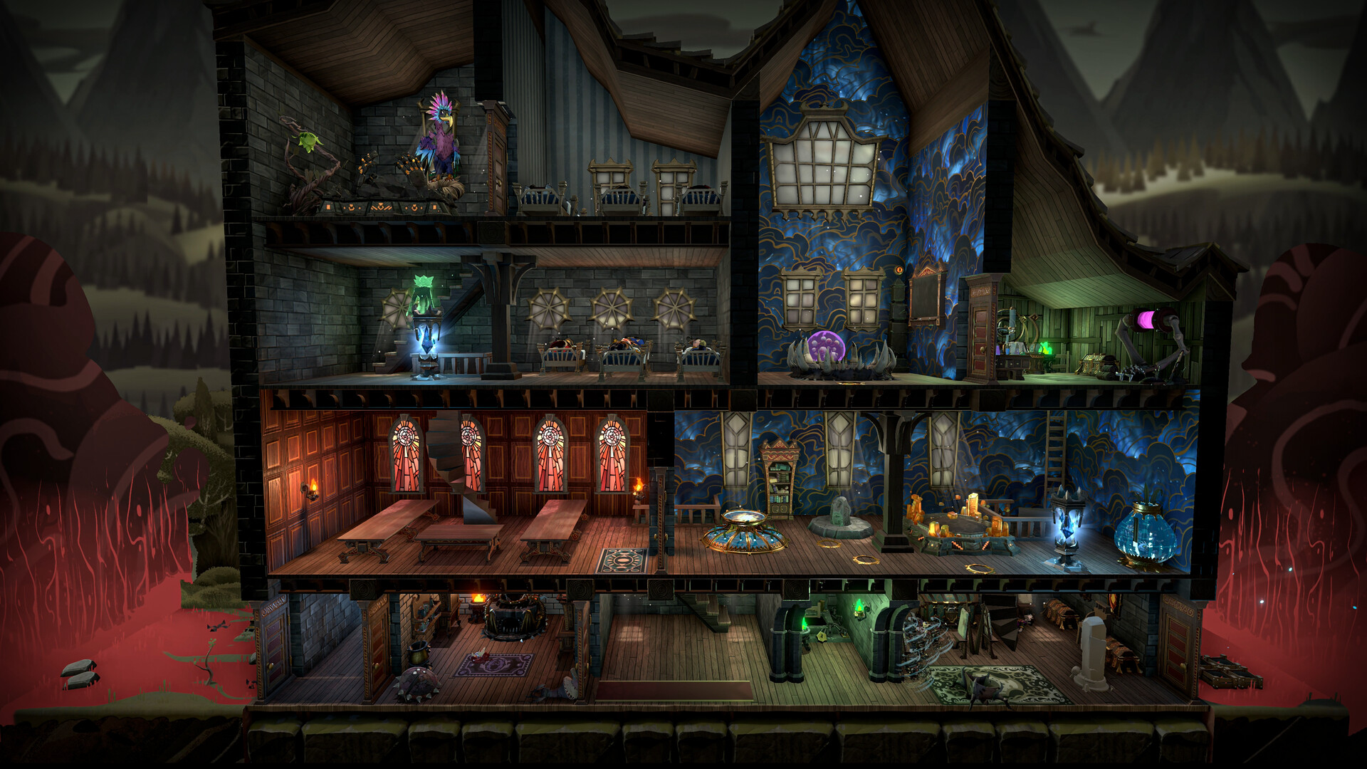 超灵秘法社/Mind Over Magic：建造你的魔法学院，探索地下奥秘与失传奥术-壹元库