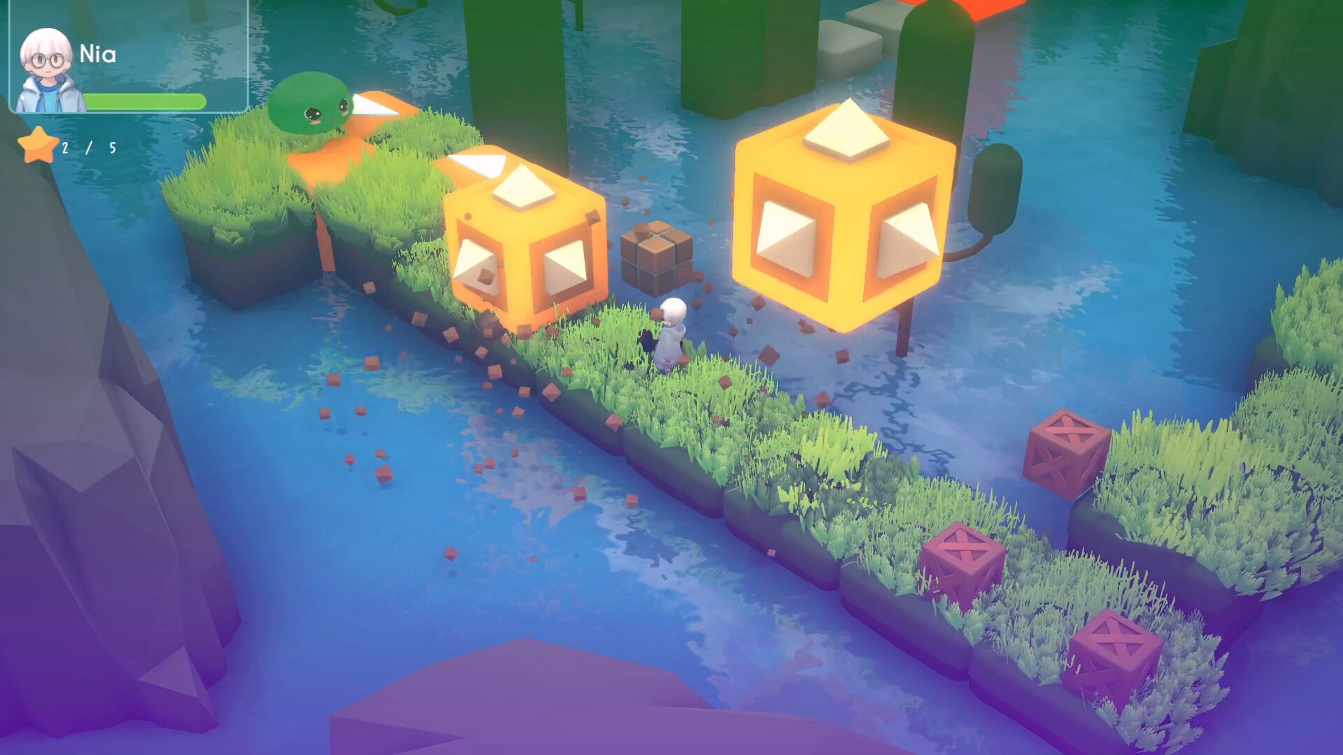 《深渊中的小神》游戏评测：与妮娅开启治愈之门，体验平台解谜冒险-壹元库