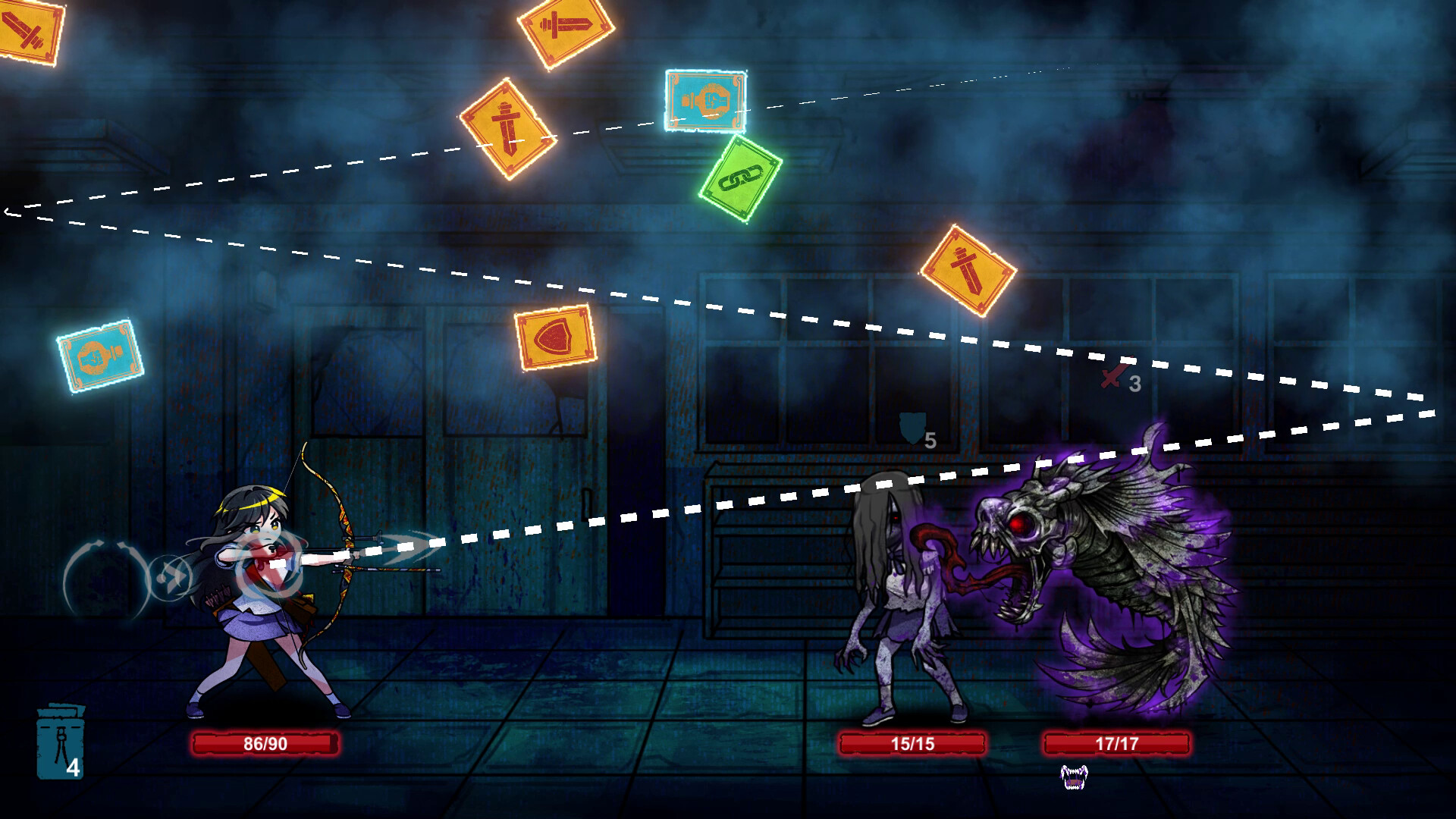 《深夜自习/Midnight Study》评测:融合韩国怪谈的Roguelike卡牌恐怖游戏-壹元库