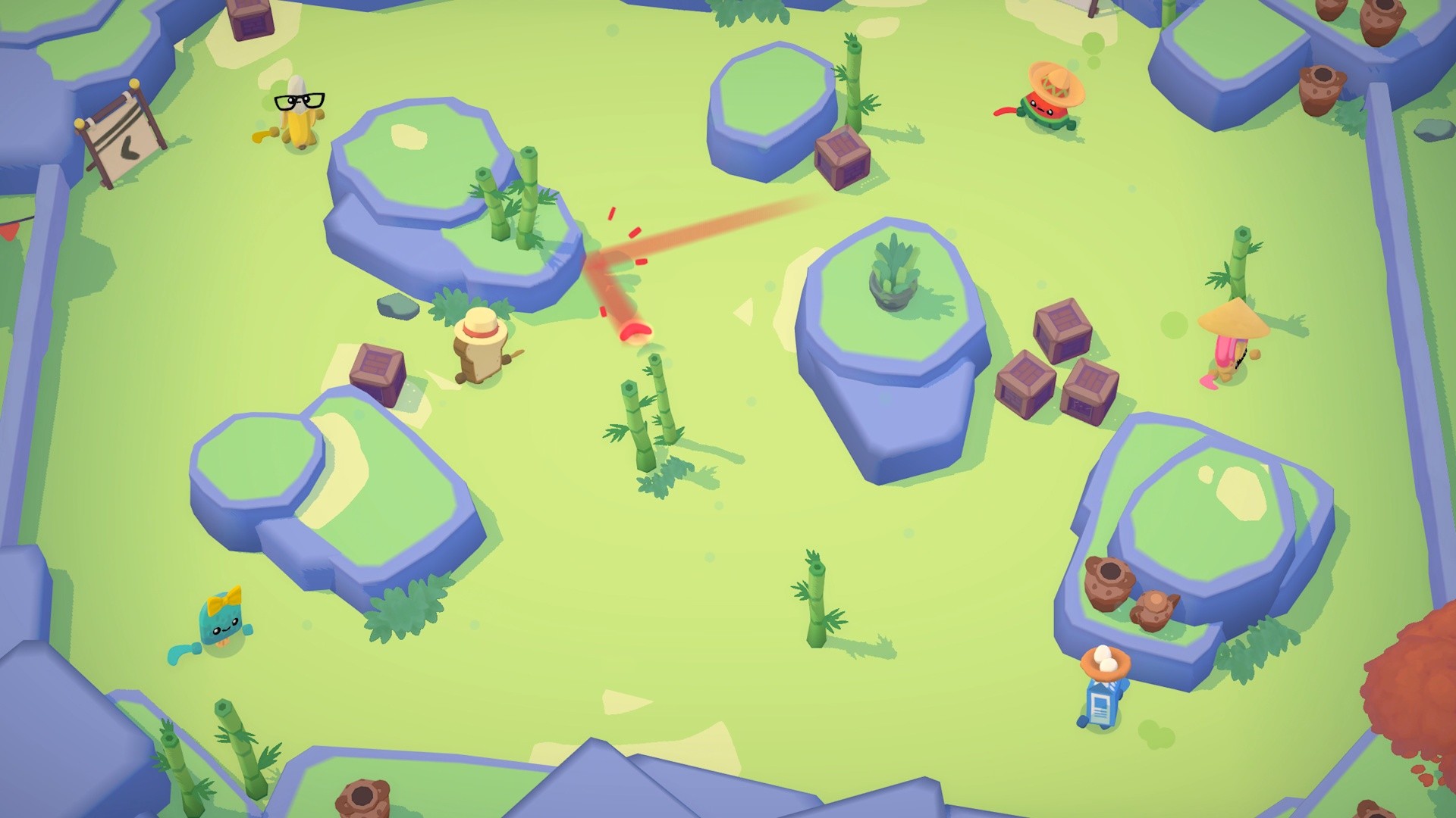 《随动回旋镖/Boomerang Fu》游戏评测：6人同屏派对，物理对战乐趣无穷-壹元库