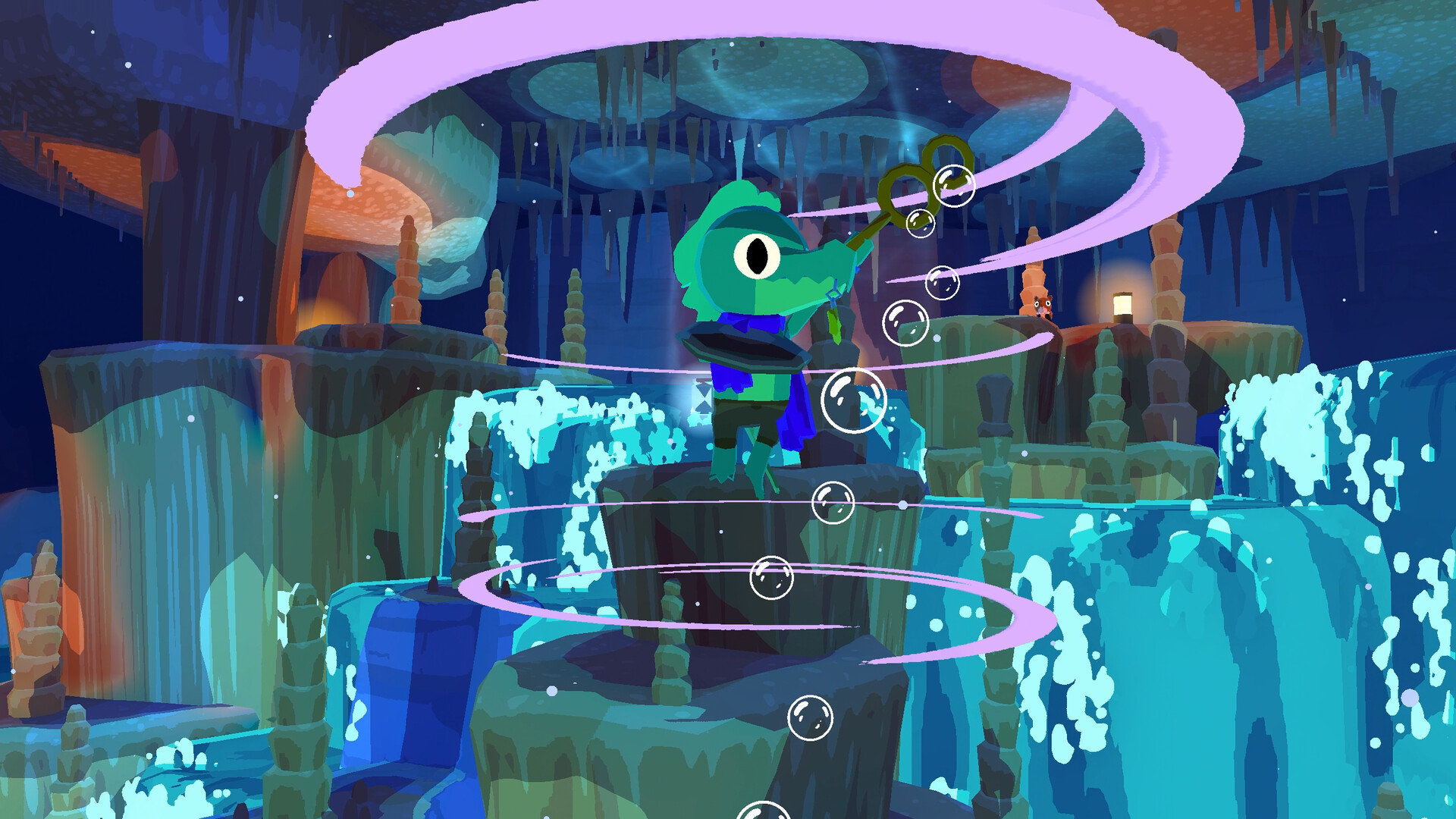 《小鳄鱼探险记》游戏评测：可爱治愈的开放世界冒险，攀爬滑翔探索岛屿-壹元库