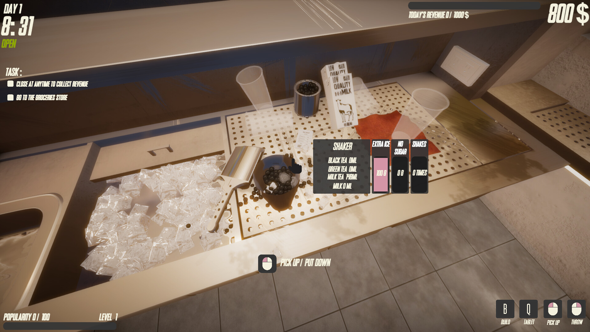 奶茶店模拟器：打造你的梦幻奶茶帝国 | 经营策略游戏指南-壹元库