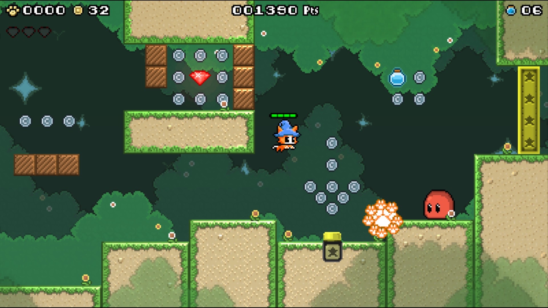 《魔法猫咪》游戏评测：复古横版闯关，探索7大世界63个关卡-壹元库