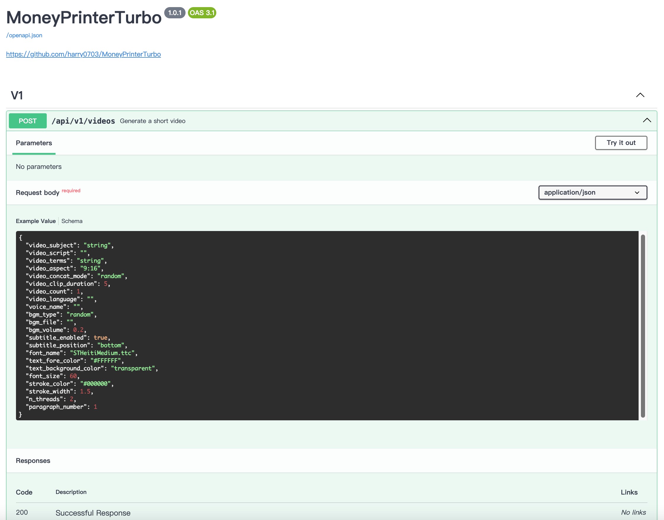 全自动ai生成视频MoneyPrinterTurbo源码-壹元库