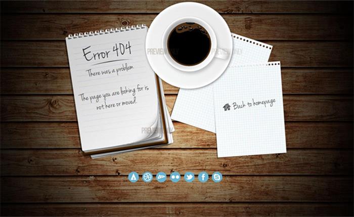 咖啡看书休闲时光404错误页面-壹元库