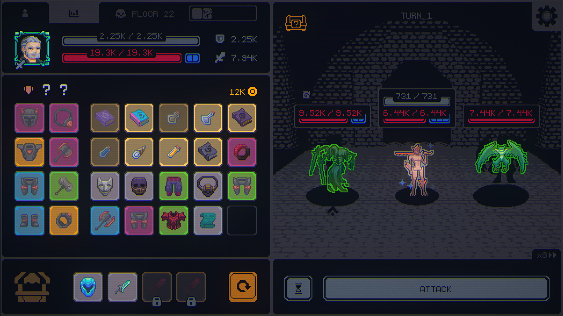 无尽劫掠/Megaloot：融合轻度Rogue与背包管理的角色扮演游戏-壹元库