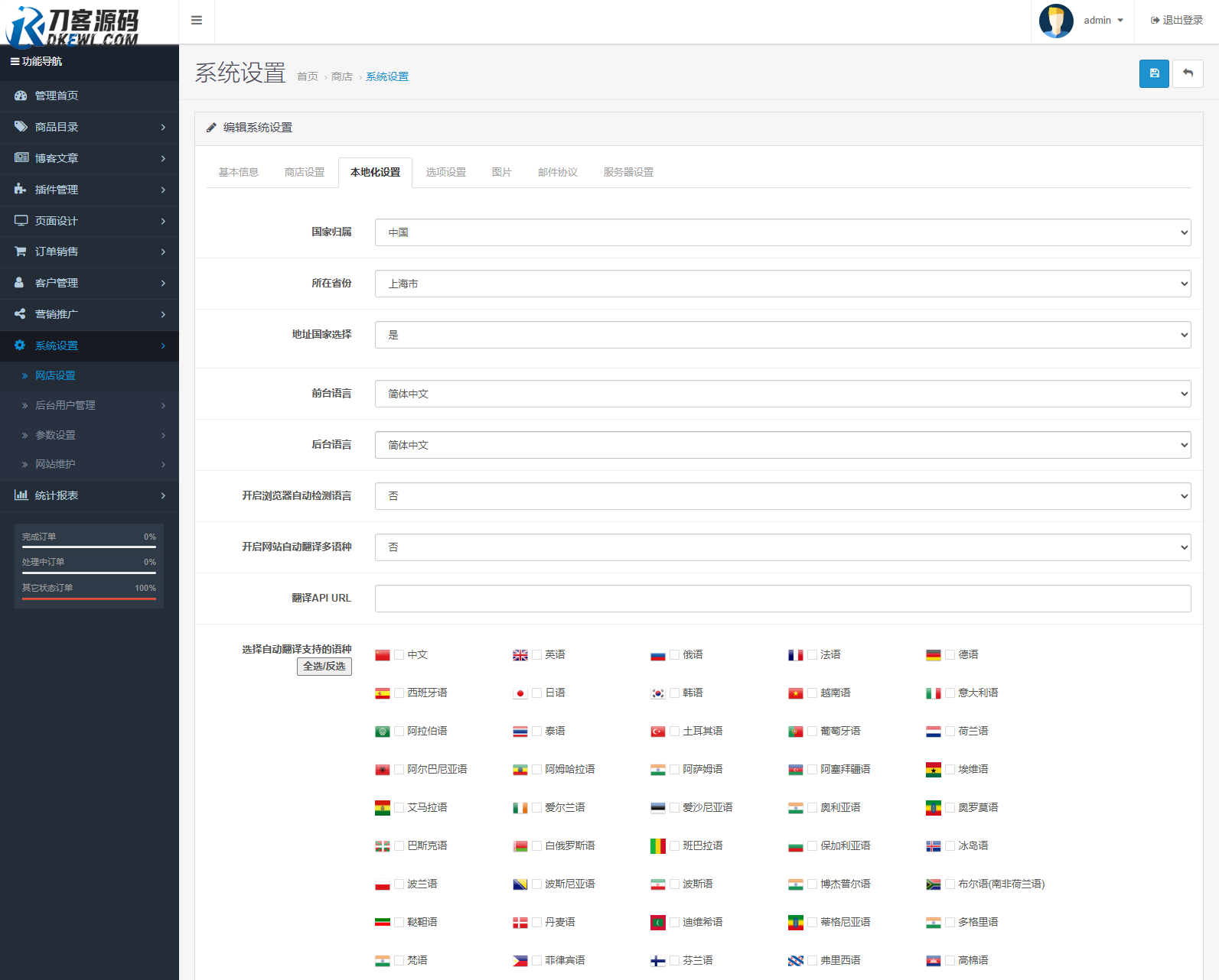 全开源多语言跨境商城系统源码 | 支持133种语言自动翻译与多商户联盟-壹元库