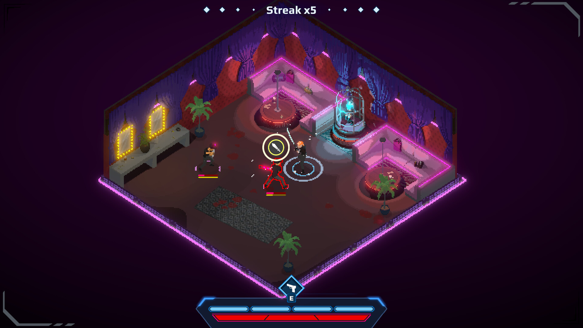 《迪斯科武士》游戏评测：赛博朋克节奏战斗，掌握时机一击制胜-壹元库